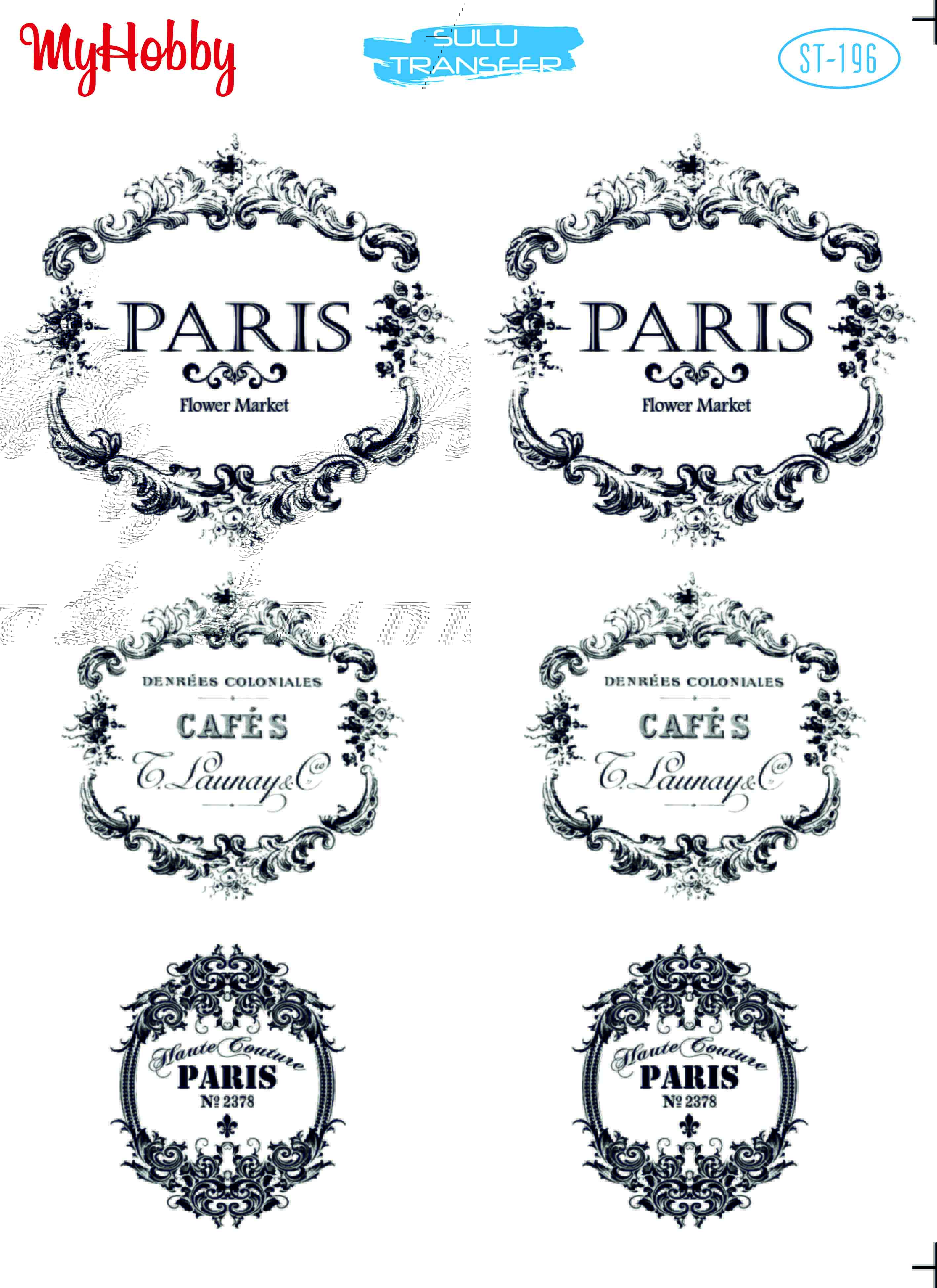 My Hobby Sulu Transfer 25*35 cm STB-196