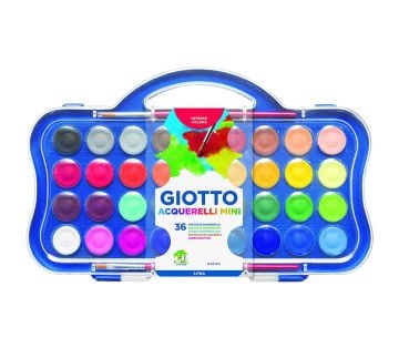 Giotto Sulu Boya Aquarelle 23 mm 36 Renk