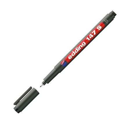 Edding Çok Amaçlı Permanent Asetat Kalem 147 S Siyah