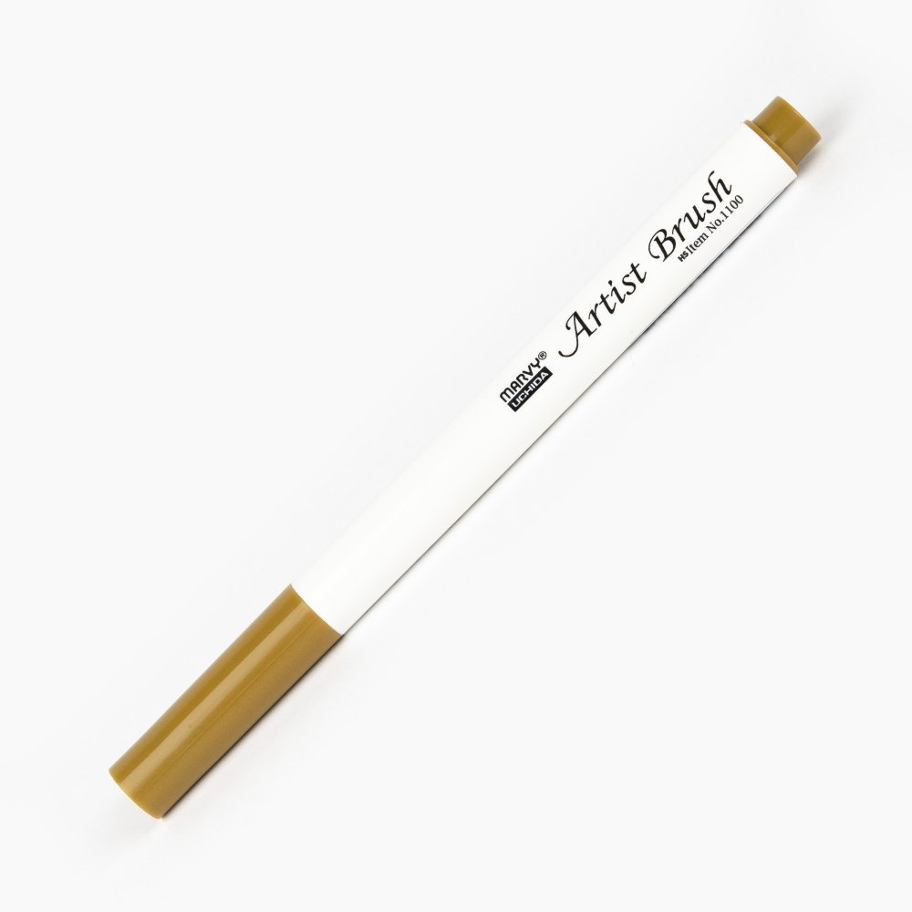 Marvy Uchida Artist Brush Fırça Uçlu Marker Kalem 27 OLIVE BROWN