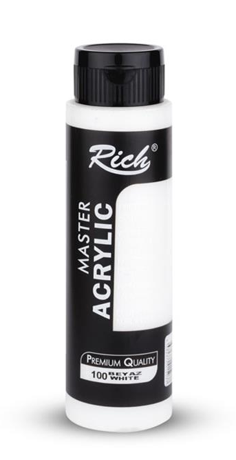 Rich Master Akrilik Boya 100-Beyaz 500 ml