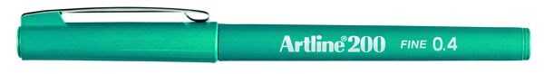 Artline 200 Fineliner 0.4mm İnce Uçlu Yazı ve Çizim Kalemi KOYU YEŞİL