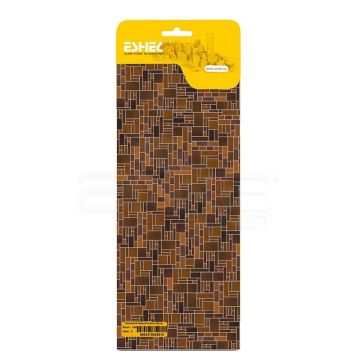 Eshel Maket Geometrik Desenli Karton Duvar 1/50 3lü