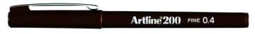 Artline 200 Fineliner 0.4mm İnce Uçlu Yazı ve Çizim Kalemi KOYU KAHVE