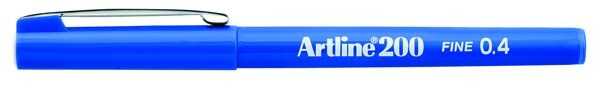 Artline 200 Fineliner 0.4mm İnce Uçlu Yazı ve Çizim Kalemi MAVİ