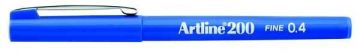 Artline 200 Fineliner 0.4mm İnce Uçlu Yazı ve Çizim Kalemi MAVİ