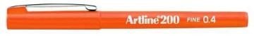 Artline 200 Fineliner 0.4mm İnce Uçlu Yazı ve Çizim Kalemi TURUNCU