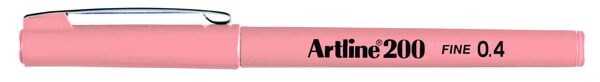 Artline 200 Fineliner 0.4mm İnce Uçlu Yazı ve Çizim Kalemi KAYISI