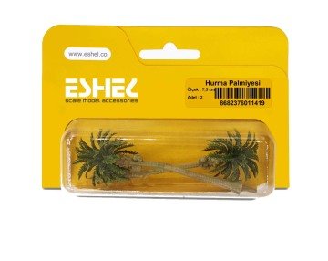 Eshel Maket Hurma Palmiye 2'li Set 7.5 cm