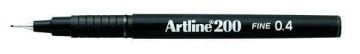 Artline 200 Fineliner 0.4mm İnce Uçlu Yazı ve Çizim Kalemi SİYAH