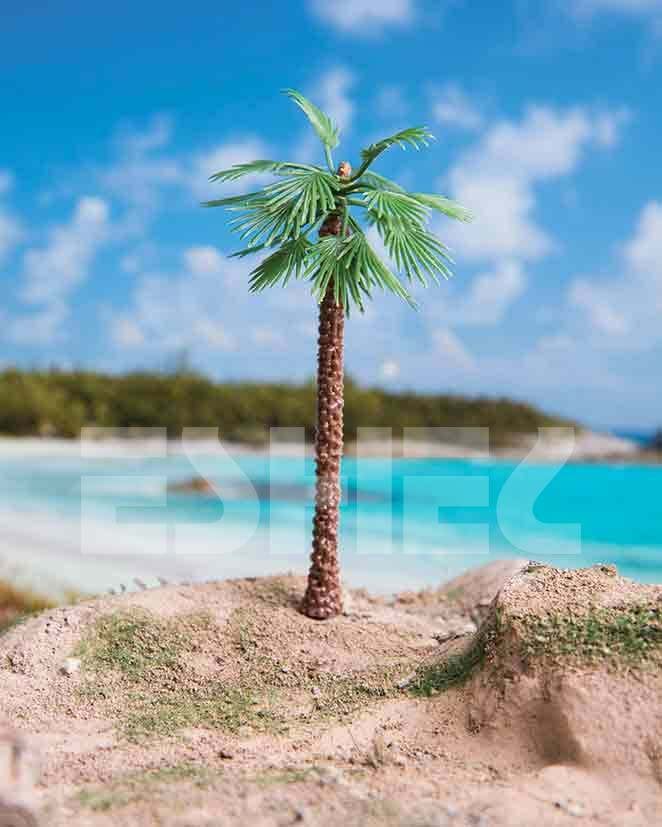 Eshel Maket Washingtonia Palmiye 3'lü Set 5.5 cm