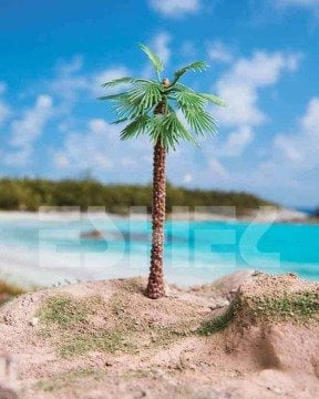 Eshel Maket Washingtonia Palmiye 3'lü Set 5.5 cm