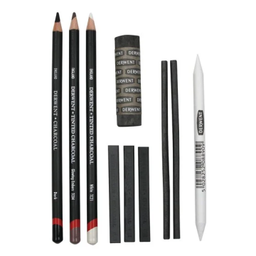 Derwent Charcoal Füzen Set 10'Lu