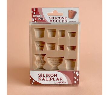 Smarta Silikon Kalıp Flower Pots