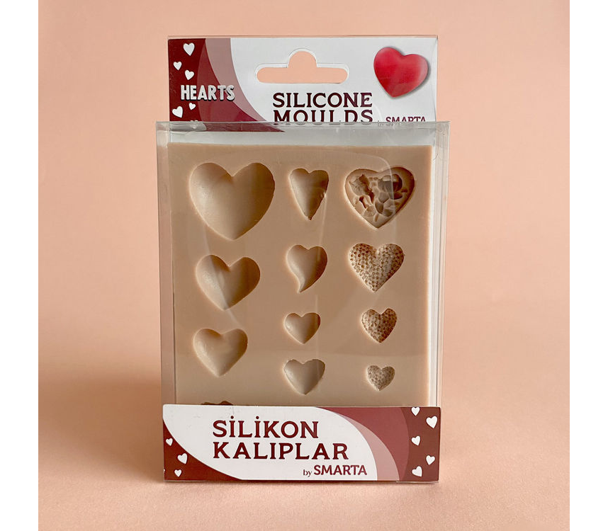 Smarta Silikon Kalıp Hearts