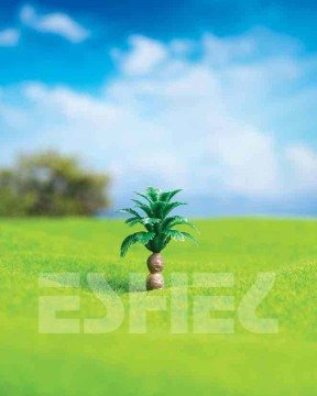 Eshel Maket Salon Palmiyesi 3'lü Set 2.5 cm