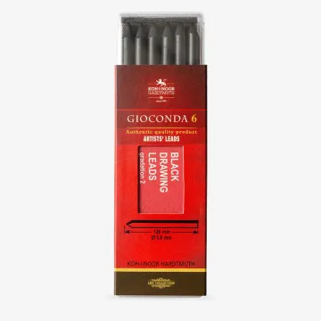 Koh-i Noor 5.6x120 mm Portmin Ucu Nego 2 Black 6'lı Kutu 4345