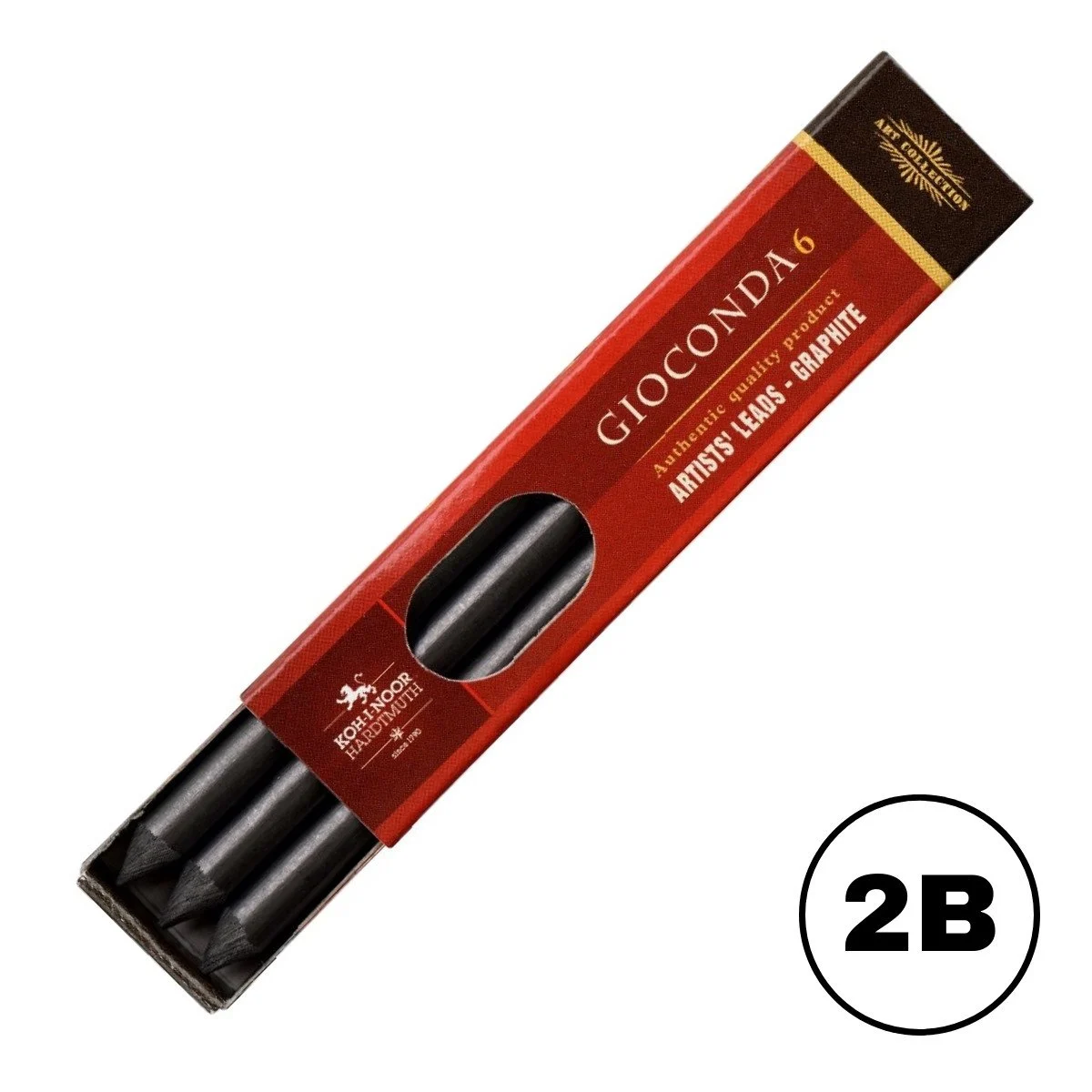 Koh-i Noor 80x5.6 mm Portmin Ucu 2B Graphite 6'lı Kutu