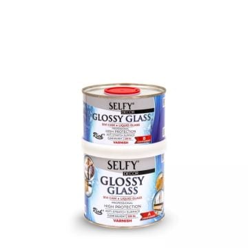 Rich Selfy Decor Glossy Glass Sıvı Cam Vernik 500+250ml