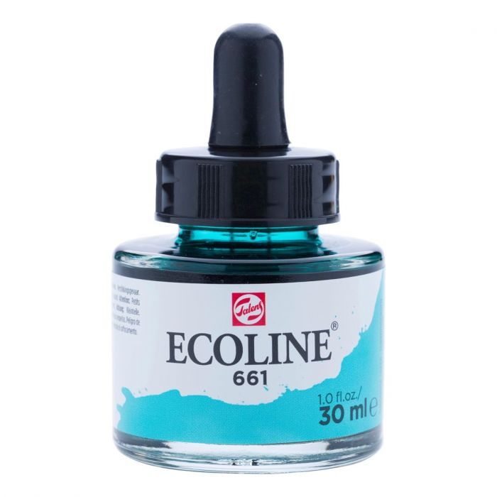 Talens Ecoline Sıvı Suluboya 30ml. 661 Turquise Green