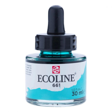 Talens Ecoline Sıvı Suluboya 30ml. 661 Turquise Green