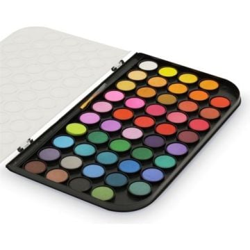 Rich Art-X 48 Renk Premium Tablet Suluboya Seti - Su Hazneli Fırça