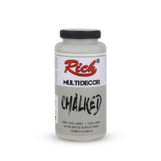 Rich Multi Decor Chalked Akrilik 4598 COOL GREY - 500cc