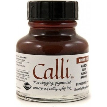 Daler Rowney Calli Kaligrafi Mürekkebi 29,5ml 012 Brown