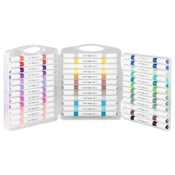 Rich Art-X Acrylic Duo Marker Çift Uçlu Su Bazlı Boyama Kalemi 36 Renk Set