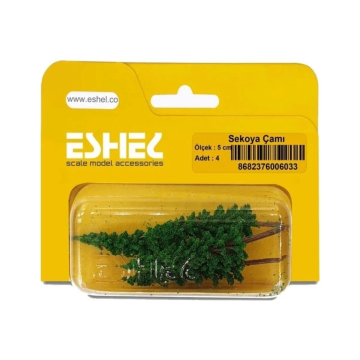 Eshel Maket Sekoya Çamı 4'lü Set 5 cm