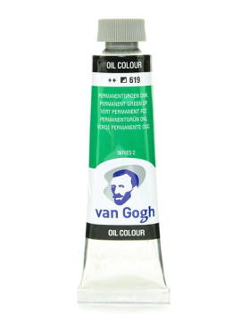 Talens Van Gogh Yağlı Boya 40 ml Seri 2 (619 Permanent Green Deep)