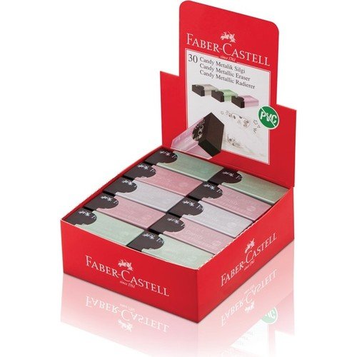 Faber-Castell Plastik Kılıflı Metalik Silgi