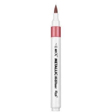 Rich Art-X Acrylic Metallic Marker Su Bazlı Yaldızlı Boyama Kalemi Metalik Pembe