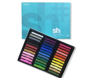 Shinhan Art Soft Pastel 36 Renk Tam Boy (Large) Pastel Boya