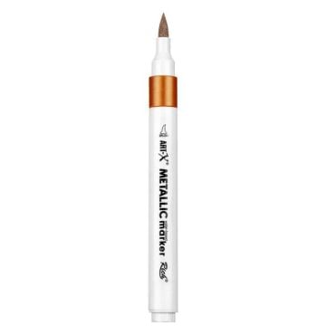 Rich Art-X Acrylic Metallic Marker Su Bazlı Yaldızlı Boyama Kalemi Metalik Bakır