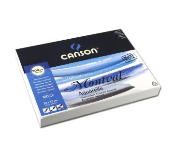 CANSON MONTVAL MAXİ PACK SULUBOYA BLOK 200 GR. 24*32 CM 100 SAYFA