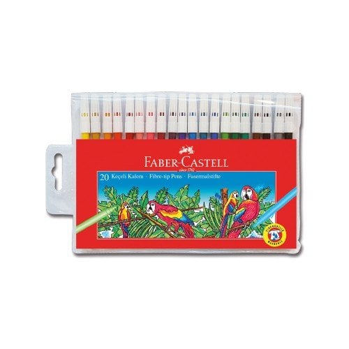 Faber Castell Keçeli Kalem 20 Renk Yıkanabilir 155120