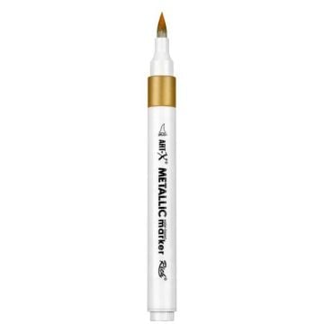 Rich Art-X Acrylic Metallic Marker Su Bazlı Yaldızlı Boyama Kalemi Metalik Altın