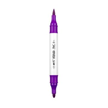 Rich Art-X Acrylic Duo Marker Çift Uçlu Su Bazlı Boyama Kalemi No:27 Eflatun