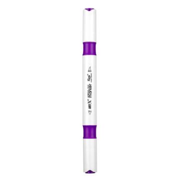 Rich Art-X Acrylic Duo Marker Çift Uçlu Su Bazlı Boyama Kalemi No:27 Eflatun