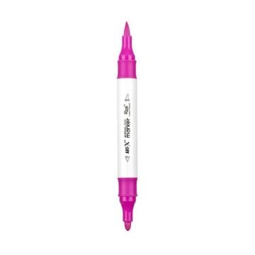 Rich Art-X Acrylic Duo Marker Çift Uçlu Su Bazlı Boyama Kalemi No:46 Fuşya
