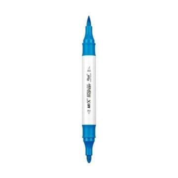 Rich Art-X Acrylic Duo Marker Çift Uçlu Su Bazlı Boyama Kalemi No:48 Okyanus Mavi
