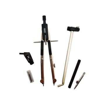 Sema Hassas Ayarlı Trilinli Pergel Seti 6 Parça Çift Kırmalı