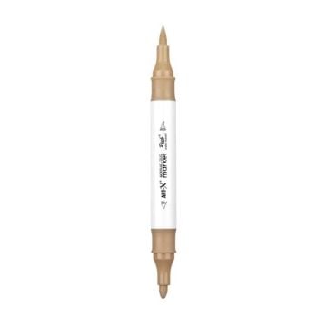 Rich Art-X Acrylic Duo Marker Çift Uçlu Su Bazlı Boyama Kalemi No:201 Bej