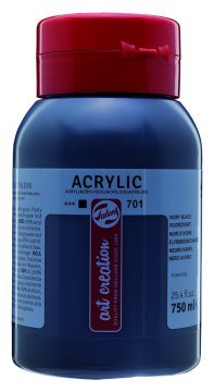 Art Creation Akrilik Boya 750ml 701 Ivory Black