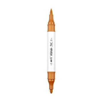 Rich Art-X Acrylic Duo Marker Çift Uçlu Su Bazlı Boyama Kalemi No:55 Tütün