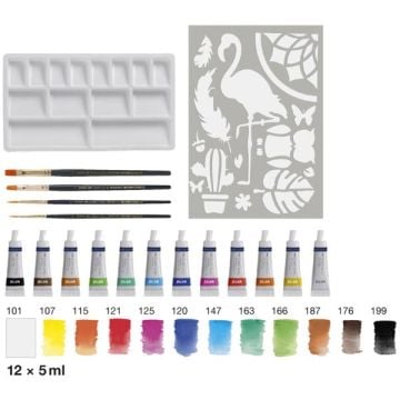 Faber Castell Sulu Boya Seti 18 Parça 12x5ml