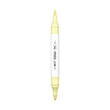 Rich Art-X Acrylic Duo Marker Çift Uçlu Su Bazlı Boyama Kalemi No:146 Işık Sarı