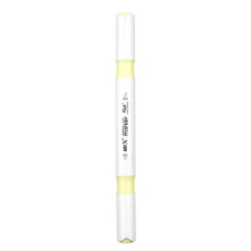 Rich Art-X Acrylic Duo Marker Çift Uçlu Su Bazlı Boyama Kalemi No:146 Işık Sarı