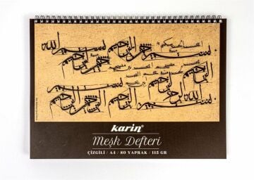 Karin Çizgili Meşk Defteri A4 115 Gr 80 Yaprak